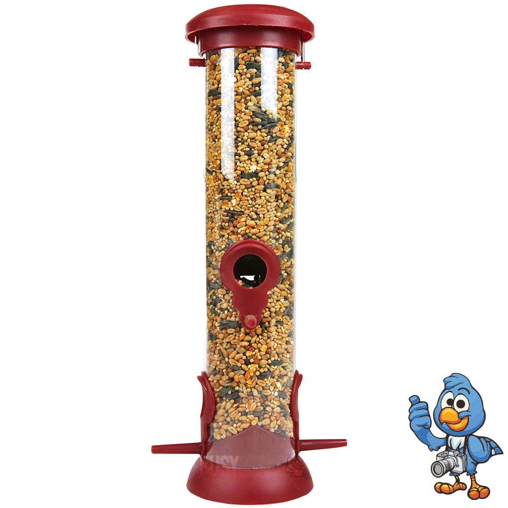 Premium Plastic Seed Feeder - Large